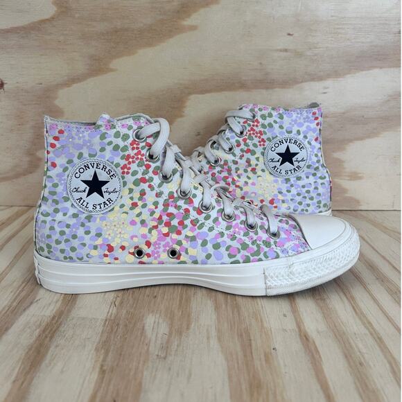 Converse All Star -CT Hi Floral Print -Sneakers -Multicolor -Women's -9 -A01594C - Picture 1 of 10
